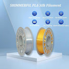 Silk Filament 1.75, Pla + Filament, 3D Printer Filament, Dimensional Accuracy +/- 0.03 Mm, 3D Printer Filament Silk, Pla Filament', Pla 1 Kg (2.2 Lbs), Fit Most FDM 3D Printers (Gold)