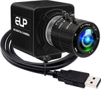USB Camera 4K 12 Megapixels USB Webcam 1080P 120fps High Speed Golf Swing Cam with 3X Manual Optical Zoom Lens Close up PC Computer Plug and Play for Live Streaming Industrial Project Meeting