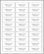 Address Labels for Inkjet Printers 1" x 2-5/8", Pack of 15000 Labels