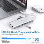 USB C Docking Station Dual Monitor HDMI for HP, Laptop Docking Station 3 Monitors Triple Display USB C Hub Adapter to 2 HDMI 4K,DP,Ethernet,6 USB,PD,SD/TF, Audio, USB C Dock 14 in 1 for Surface