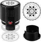 Custom Ink Stamp | Personalized Self Inking Stamp Gifts for Book Lovers, Readers, Teachers | 5 Ink Colors (Star-03)