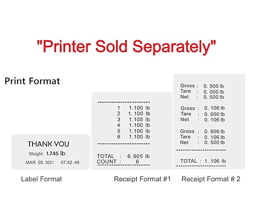 VisionTechShop TBWS-200 Washdown Stainless Steel Bench Scale, Lb/Kg/Oz Switchable, 200lb Capacity, 0.05lb Readability, NTEP Legal for Trade