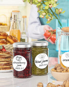 3 Inch White Round Thermal Sticker Labels, Self-Adhesive Circle Direct Thermal Printer Labels, DIY Design, QR Code, Name Tag, Brand Label,Gift Label (White 500 PCS/1 Roll)