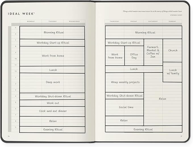 Full Focus Gray Linen Planner by Michael Hyatt - The #1 Daily Planner to Increase Focus, Eliminate Overwhelm, and Achieve Your Biggest Goals - Hardcover