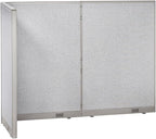 GOF Freestanding L Shaped Office Partition, Large Fabric Room Divider Panel, 36" D x 96" W x 72" H