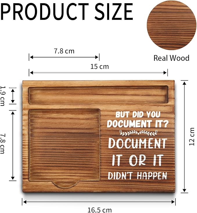 Funny Sticky Note Holder Gifts for School Administrator, Counselor, Psychologist, Social Worker, HR, Nurse, Admin Assistant, Office Desk Self-Stick Note Pad Holders GSH3