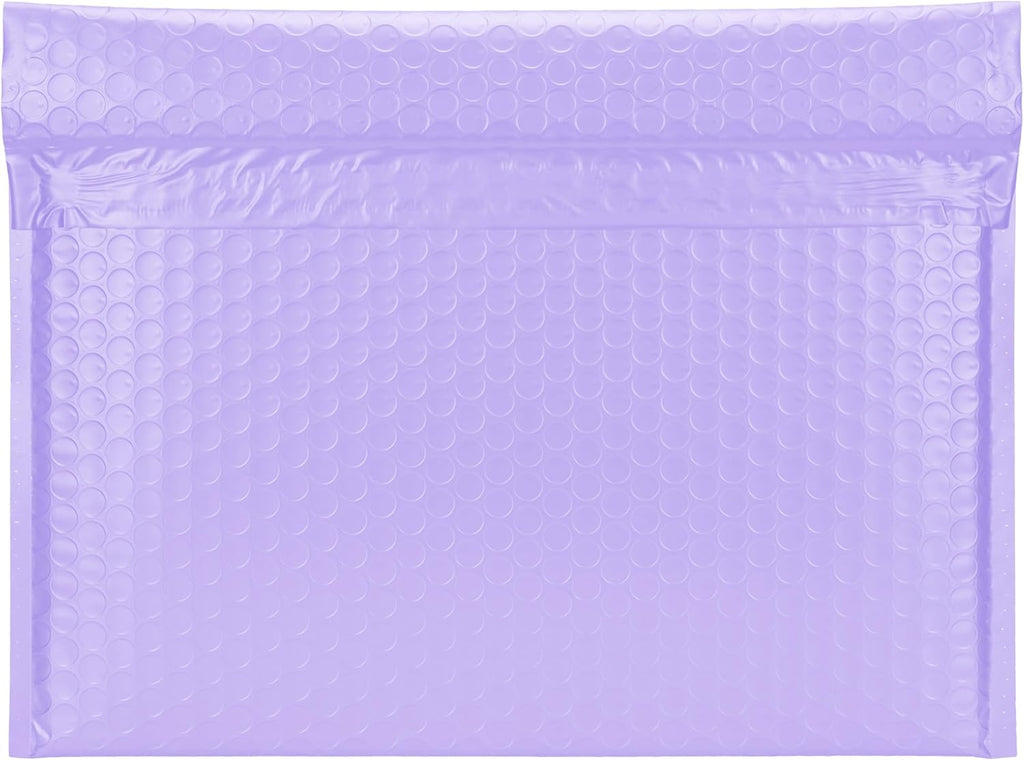 Purple Side-Loading Bubble Mailers 13 x 10 Inches,Self-Seal Padded Mailing Envelopes, Pack of 27