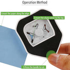 MyArTool 3 Way Corner Rounder Punch, 4mm, 7mm, 10mm 3 in 1 Corner Cutter for Card Making, Laminate, Cardstock, Scrapbooking and Paper Crafts, Business Cards