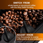 Mcilpoog WS-203 Super-automatic Espresso Coffee Machine With Smart Touch Screen For Brewing 16 Coffee Drinks