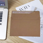 120 Qty A9 Invitation Envelopes 5.75x8.75, Self Seal 120GSM Brown Kraft Paper Envelopes for Invitations, Papers, Photos, Documents, Wedding, Baby Shower, Easy to Seal and Peel