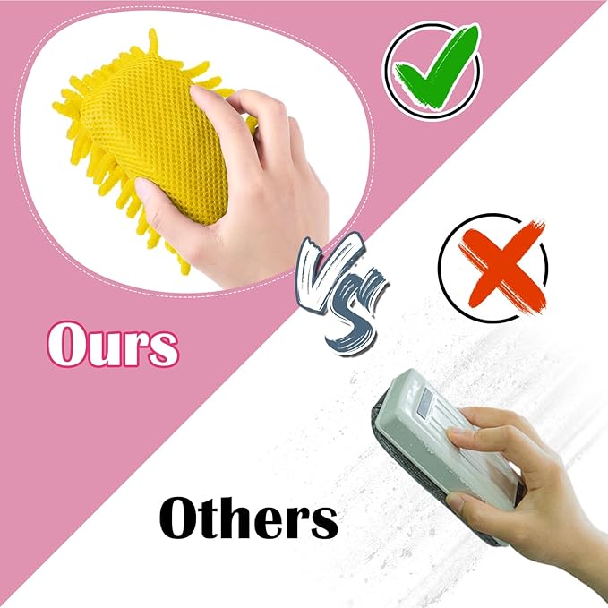 Sherr 24 Pcs Magnetic Whiteboard Eraser School Erase Erasers Microfiber Washable White Board Eraser for Chalk Classroom Home Office (Bright Colors)