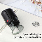 Custom Logo Stamp Personalized Image Self-Inking Stamper - Custom Business Logo Text - Different Sizes - 5 Ink Color Options