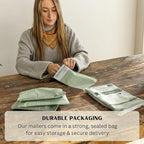 Poly Mailers 6x9 Inch 100 Pack Small Shipping Bags Strong Thick Mailing Envelopes | Self Sealing Adhesive | Waterproof & Tear Resistant | Small Business Packaging for Clothing - Boho Sage Green