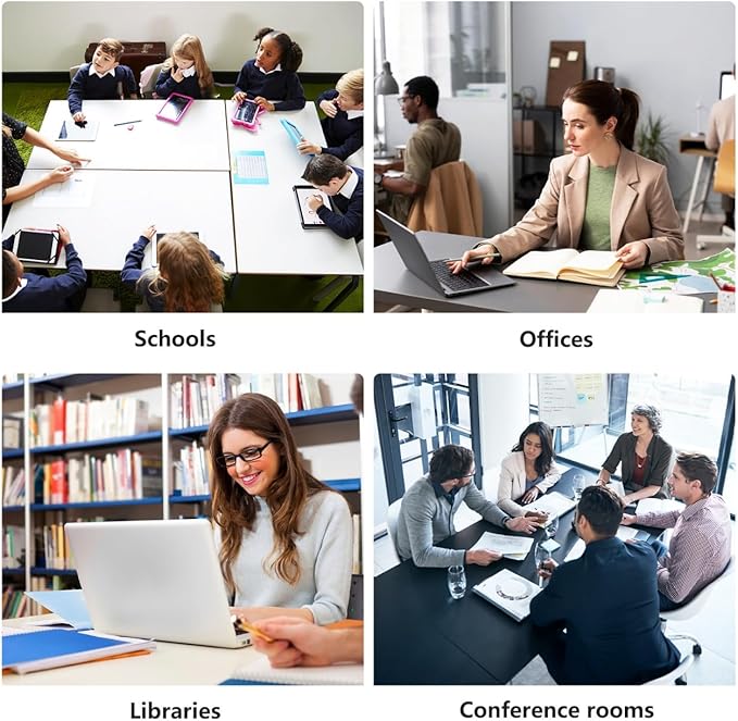 Conference Room Table, Folding Conference Tables,Thicken Grey Tabletop,Flip Top Wooden Seminar Meeting Room Table for Conference Room Offices (10, Black+White, 47.2“)