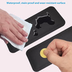 Wireless Keyboard and Mouse Combo with Keyboard Mouse Wrist Rest Pad - Ergonomic Design for Typing Pain Relief, Desk Pads Support Hand and Arm, 2.4G Stable Connection，Adjustable DPI