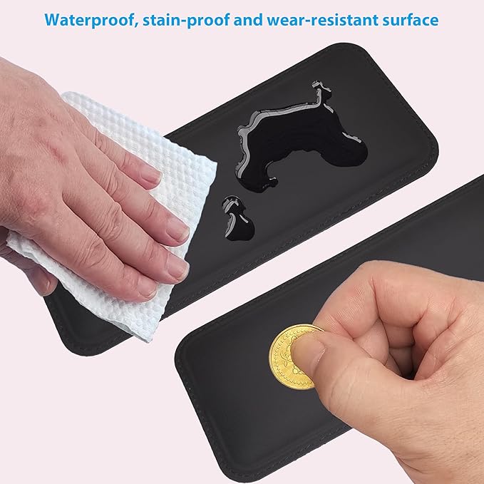 Wireless Keyboard and Mouse Combo with Keyboard Mouse Wrist Rest Pad - Ergonomic Design for Typing Pain Relief, Desk Pads Support Hand and Arm, 2.4G Stable Connection，Adjustable DPI