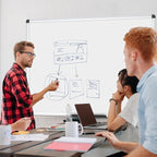 VIZ-PRO Dry Erase Board/Whiteboard,48 x 36 Inches, Wall Mounted Board for School Office and Home