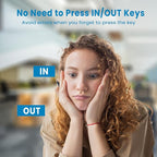 Time Clocks for Employees Small Business Automatic Calculate Hours, 0 Monthly Fees Fingerprint Time Clock, H3 Standalone Biometric Clock in Machine for Employees with 5 RFID Cards