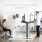 VIVO Electric 71 x 36 in Standing Desk, Memory Height Adjustment, 1B Series, Reclaimed Wood Top Gray Frame, DESK-KIT-1G7P-36