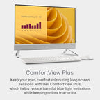 Dell 27 All-in-One Desktop ec27250-27-inch FHD (1920 x 1080) Display, Intel Core 5 Processor 120U, Intel Graphics, 16GB DDR5 RAM, 512GB SSD, Windows 11 Home, Onsite Service - White