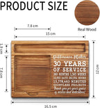 30th Work Anniversary Sticky Note Holder, Thank You Appreciation 30 Year Work Anniversary Decor Gifts for Women, Employee, Him, Her, Happy 30th Work Anniversary Self-Stick Note Pad Holders GSH29