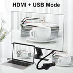 SVPRO HDMI Camera 4K USB Camera HD Streaming Webcam with 5-50mm Telephoto Zoom Manual Lens Industrial Camera CS Mount 10X Optical Zoom Camera for PC Computer,Laptop,Monitor,TV