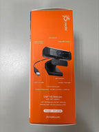 j5create USB Streaming Webcam - 1080P HD with 360° Rotation, High Fidelity Microphone, Plug and Play for PC/Mac/Laptop/Desktop/Skype/YouTube/Zoom/Facetime, Suitable for Conferencing/Calling (JVCU100)