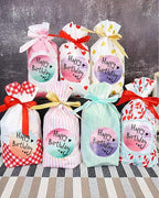 2 inch Round Thermal Labels - Direct Thermal Stickers, 500 Labels for Printer, 4 Colors