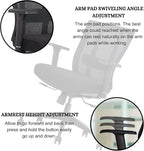 Bitchair Ergonomic Mesh Conference Room Chair - Adjustable Lumbar Support Computer Desk Chair with Height Adjustable Arms - Seat Depth Adjustable Office Chair - (Black) (Pack of 2)