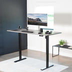 VIVO Electric 71 x 30 in Standing Desk, Memory Height Adjustment, 1B Series, Dark Gray Top Black Frame, DESK-KIT-1B7G