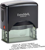 Return Address Stamp - Custom Self Inking Rubber Stamp - Personalized Stamp - Customizable Text with 15 Colors - Wedding Invitation & Housewarming Rubber Stamp