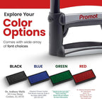 Promot Large Professional Stainless Steel Stainless Steel Self Inking 6 Lines Custom Stamp - Personalized Office Stamp