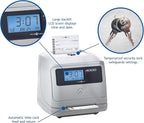 Pyramid Time Systems - Model 4000 Pro Auto Totaling Time Clock [ 4000PROK ] for Small Business, Bundle Includes: 125 Time Cards,2 Ink Ribbon cartridges, 1 Ten Time Card Rack, 2 Security Keys