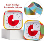 Time Timer MOD Tie Dye ⁠— Special Edition ⁠⁠— Visual Timer for Kids Classroom Learning, Elementary Teachers Desk Clock, Homeschool Study Tool and Office Meetings with Silent Operation (Tie Dye)