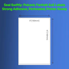 Roll 4 x 6 inch - 1000 Thermal Labels Direct White Strong Adhesive Perforated Postage Shipping Printer Compatible with Zebra SNBC Epson Rollo (1000 Labels, 2 Rolls)