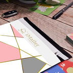 100 Count - 12 x 15.5 inch Poly Mailers Shipping Bags Envelope Triangle Print Mailing Package for Clothing-Self Seal…