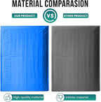 Levex - #2 8.5" x 12" [5 Pack] Blue Poly Bubble Mailers, Padded Envelope Mailers, Packing Envelope & Mailing Bags for Shipping