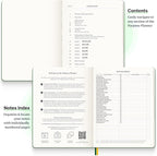 Roterunner Purpose Planner Notebook B5 7.5”x9.8” Undated Planner 2025 Daily Weekly and Monthly Productivity Goal Setting Tool for Work Home ADHD Planner for Adults Self Care Journal