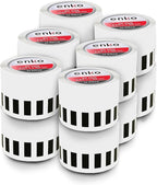 enKo - Compatible DK-2205 Continuous Adhesive Thermal Labels (2.4 Inch x 100 Feet) Compatible Labels for Brother Label Printer QL-820NWB QL-800 QL-810W - [12 Rolls, No Cartridge Frames]