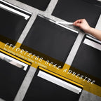 Crtiin 100 Pcs 9 x 12 Open End Booklet Envelopes 80 lb 120gsm Catalog Envelopes with Closure for Mailing Catalog Financial Document Magazine Pamphlet Business(Black)