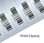 1" x 2-5/8" Address Labels- Matte Silver Mailing Labels Stickers for Laser/Inkjet Printer-Permanent Adhesive Stickers