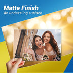 Uinkit Matte Thermal Laminating Pouches, 9 x 11.5 Inches 3 Mil Thick Clear Anti-Glare with Matte Finish 50 Pack Fitted for Letter Size Laminating Sheets 8.5 x 11