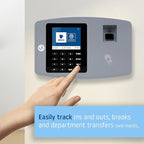 uAttend BN6000 Biometric Time Clock System for Small Business with Cloud-Based Employee Timecards