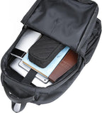 Della Gao Pencil Case Large Capacity Pencil Pouch Soft Quilted Pen Bag Office Stationery Organizer Sturdy Pencil Bag for Men Women - Black