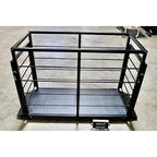 Liberty LS-920-2k Industrial Portable Floor Scale for Small Animal, Platform 50" x 20" / up to 2000 lbs (Made in USA) Scale + Cage System