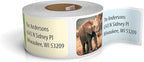 Customized Personalized Address Labels - Made in The USA by Kenco (Wild Animals, 250 Labels)