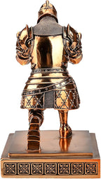 King's Guard Knight Pen Holder Pen Stand Desk Organizers and Accessories Resin Pencil Holder as Gift for Office and Home (Copper(Plating))