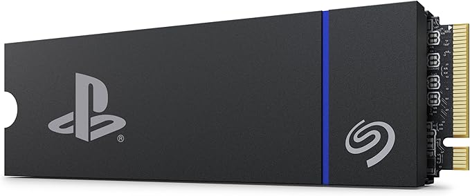 Seagate Game Drive PS5 NVMe SSD for PS5 2TB Internal Solid State Drive - PCIe Gen4 NVMe 1.4, Officially Licensed, Up to 7300MB/s with Heatsink (ZP2000GP3A1001)
