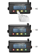 QWORK 400lb Physician Digital Scale, Shipping Scale Medical Platform Scale, Postal Scale, Digital Postage Scale fo Packages Luggage Post