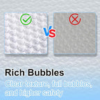 Ireer 10 Pack Extra Large 12 x 16" Bubble Mailers Poly Padded Envelopes Cushioned Mailing Envelopes Bubble Padded Mailers Self Adhesive Waterproof Shipping Bags for Business Christmas Gift Packaging